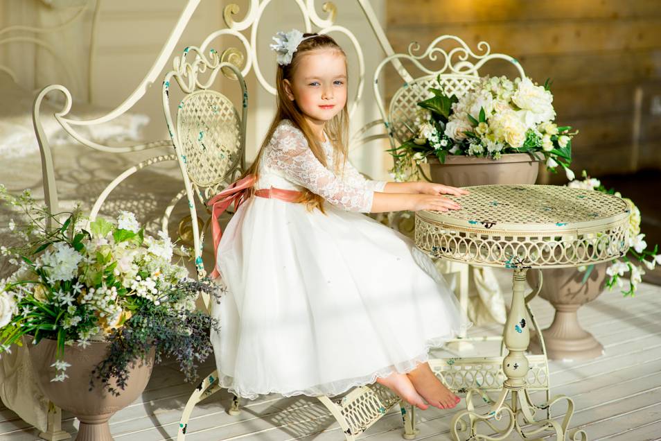 robe de cérémonie pour fillette