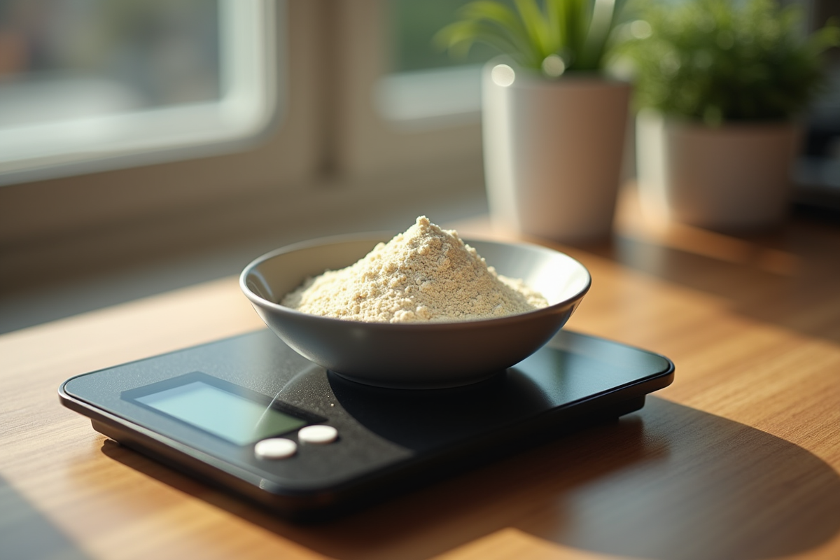 Balance numérique pesant de la poudre de formule pour bébé