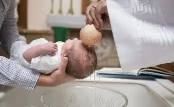 toddler baptized