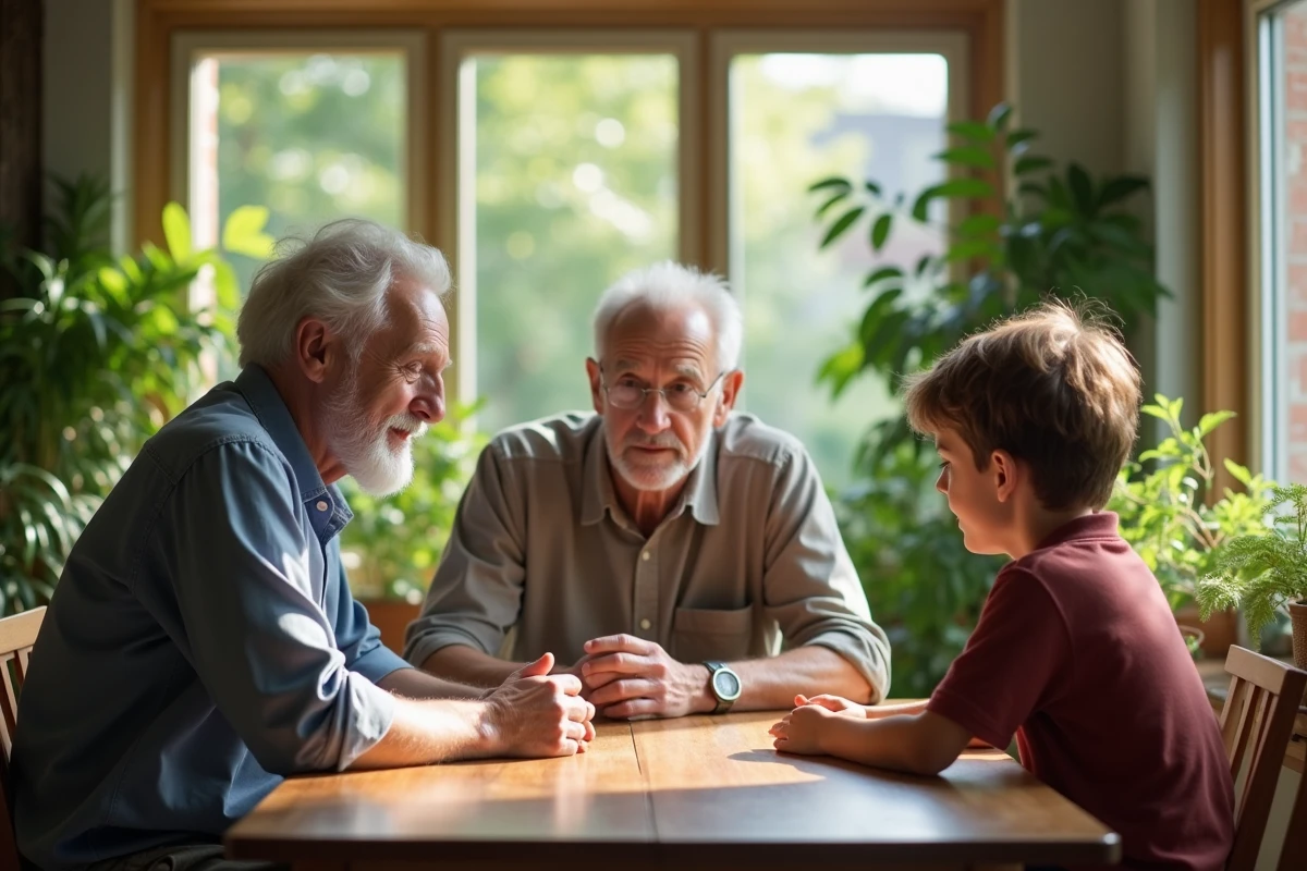 Trois générations autour d